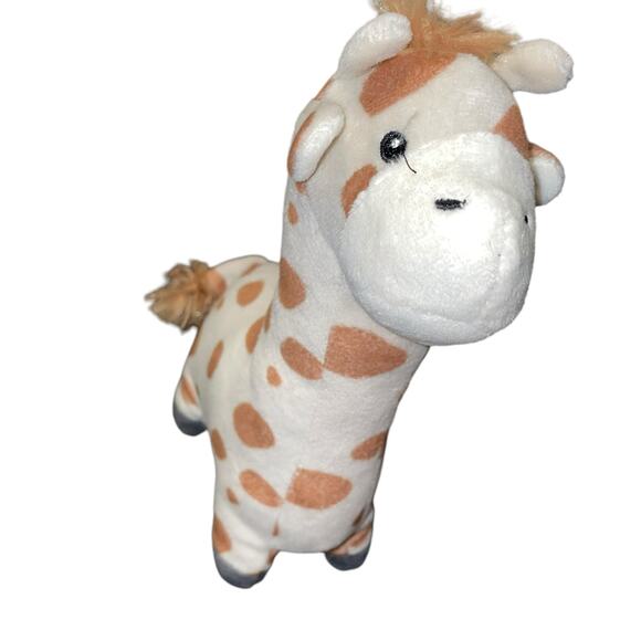H&M Home Plush Giraffe Stuffed Animal Baby Nursery Stitched Eyes Safari Gift 8” - Picture 3 of 12